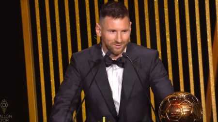 Lionel Messi venceu a Bola de Ouro pela oitava vez na carreira