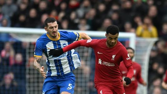 Liverpool e Brighton se enfrentaram pela Copa da Inglaterra