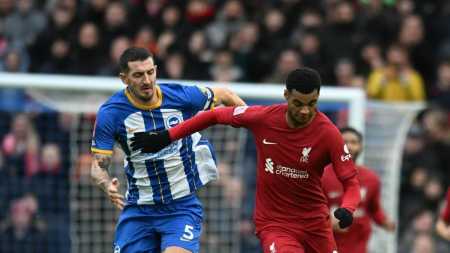 Liverpool e Brighton se enfrentaram pela Copa da Inglaterra