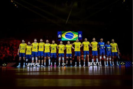Jogador do Brasil é eleito para o ‘time ideal’ da Liga das Nações Masculina de Vôlei
