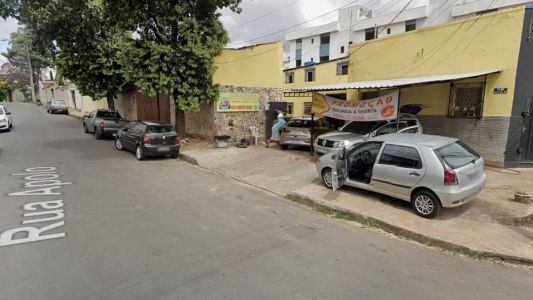 Local onde o corpo do homem foi encontrado pela Polícia Militar