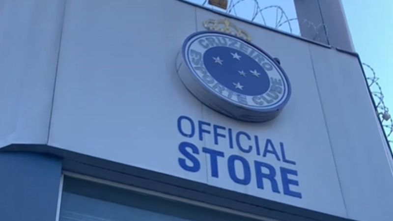 Loja oficial do Cruzeiro no Barro Preto, em BH, passará por ampla reforma