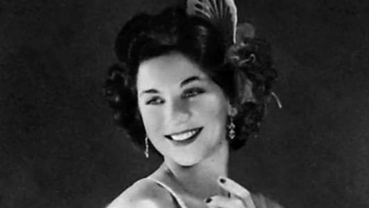 Lolita Rodrigues na inauguração da TV Tupi, em 1950