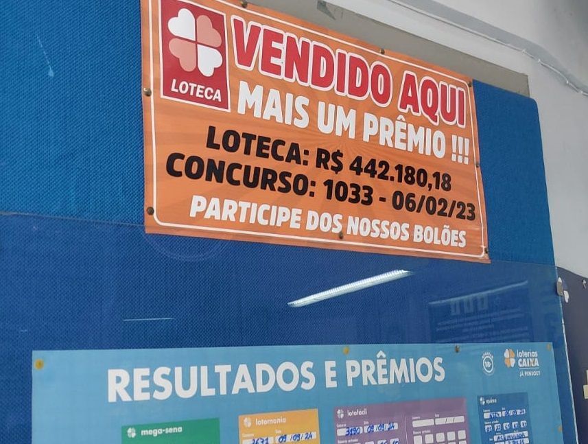 Lotérica de BH que premiou bolão da Lotofácil vendeu jogo de quase meio milhão da loteca