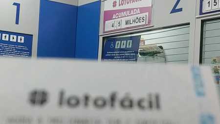 Lotofácil tem prêmio acumulado