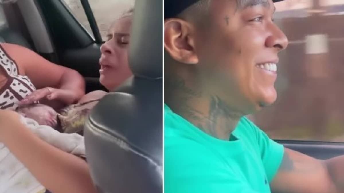Cantor Aldair Playboy leva amigos para o hospital e bebê nasce dentro do carro; vídeo