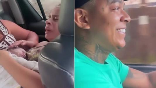 Lua Maria nasceu a caminho do hospital