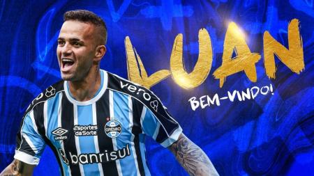 Luan acertou com o Grêmio até o fim da temporada
