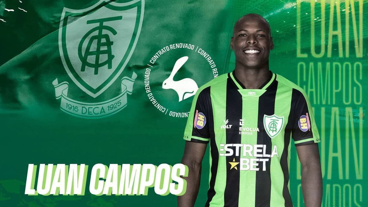 América prorroga contrato de Luan Campos, destaque na Copinha, até o final de 2025