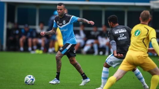 Luan deu assistência para o gol de Iturbe no jogo-treino