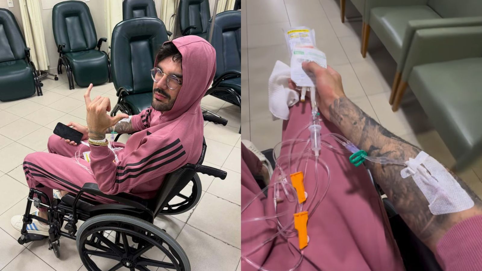 Luan Pereira dá entrada em hospital e revela diagnóstico: 'Maior dor da minha vida'