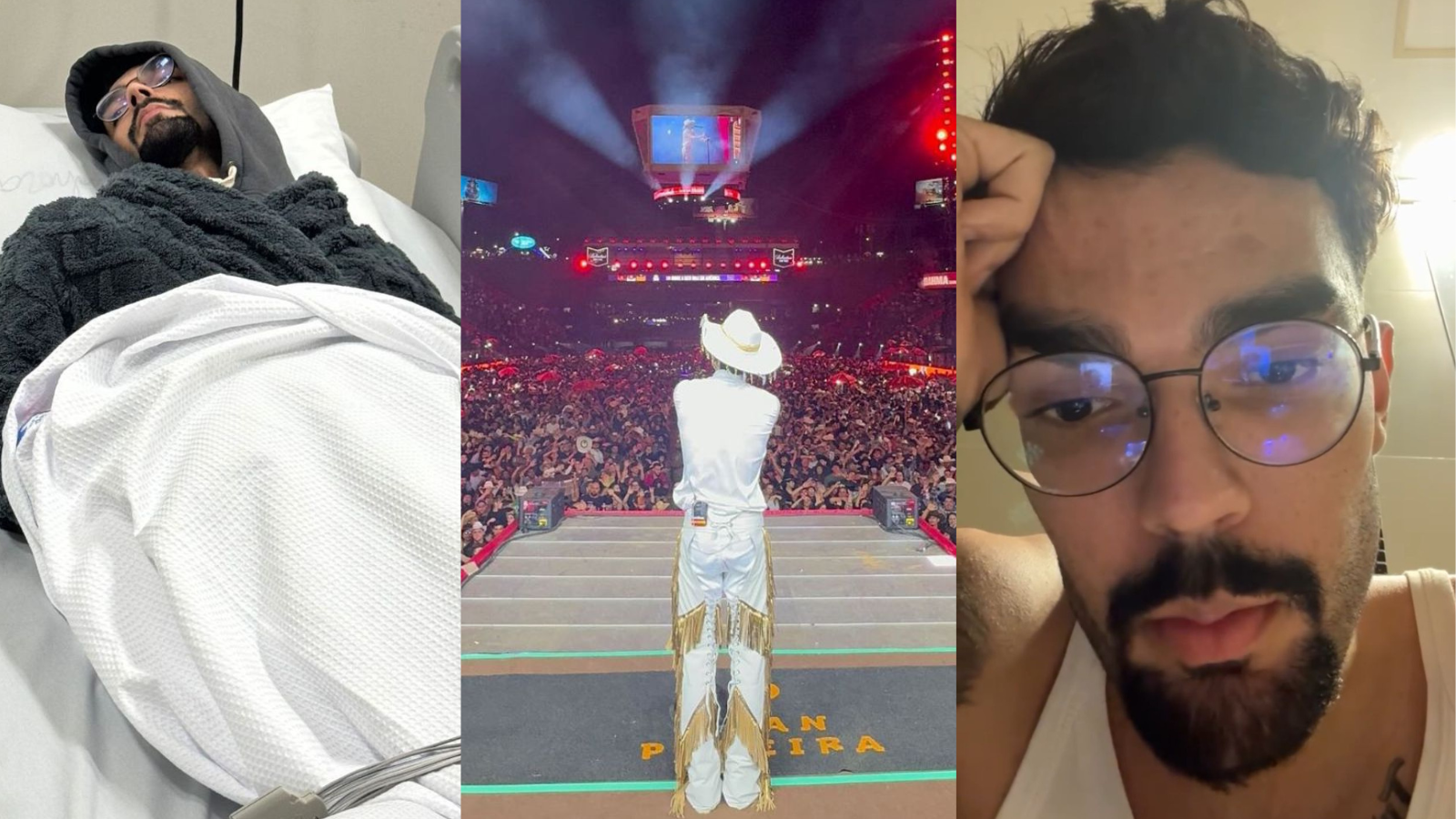 Luan Pereira recebe alta hospitalar, mas cancela shows em Minas Gerais