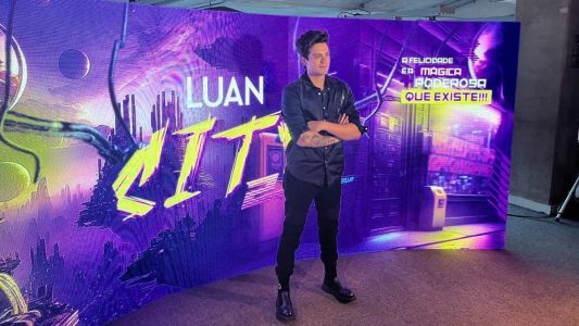Luan Santana em coletiva de divulgação do Luan City 2.0