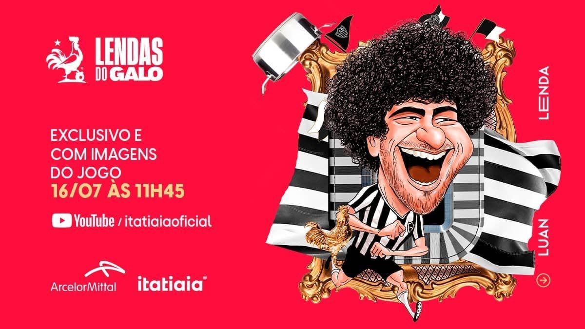 A história de Luan, um dos ídolos do Atlético confirmados no jogo Lendas do Galo