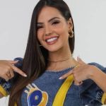 Luana Andrade é homenageada por Celso Portiolli no 'Domingo Legal'