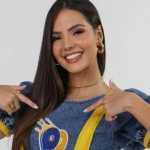 Luana Andrade é homenageada por Celso Portiolli no 'Domingo Legal'