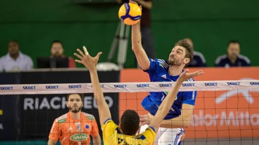 Lucão foi titular na vitória do Sada Cruzeiro diante do Araguari