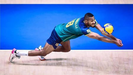 Lucarelli na Liga das Nações de Vôlei