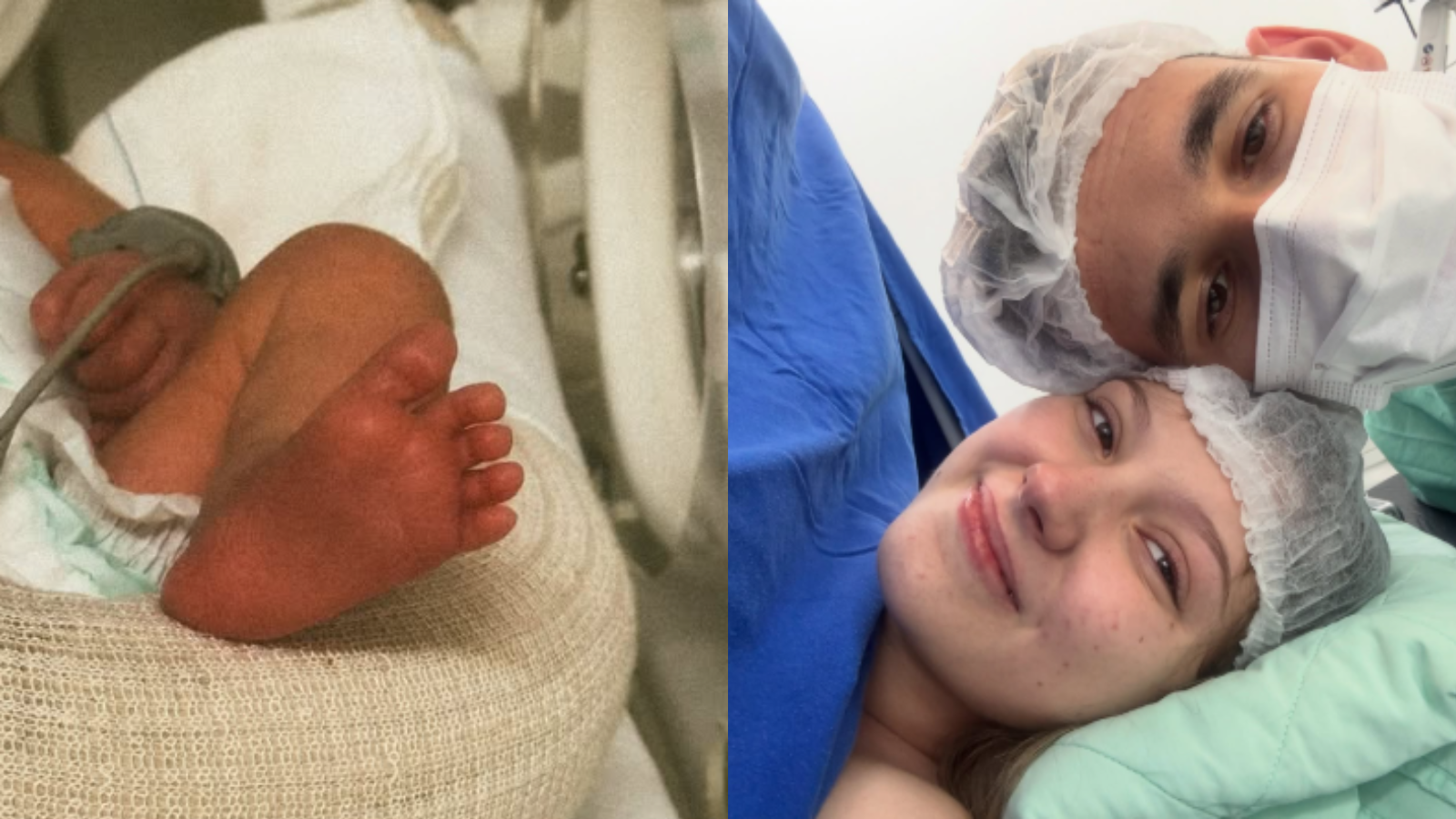 Marido de Isabel Veloso celebra vida de filho prematuro: 'Esperança'