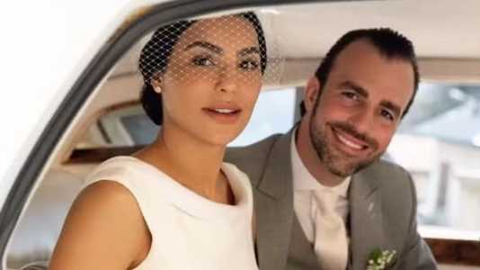 Deputado federal Lucas Bove (PL) e a ex-esposa Cíntia Chagas
