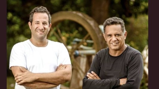 Lucas e Marcone, da Vista Alegre Orgânicos, em Capim Branco