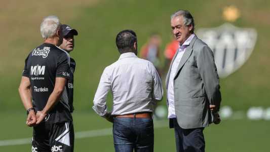 Lucas Gonçalves e Éder Aleixo comandam as atividades na Cidade do Galo após saída de Coudet