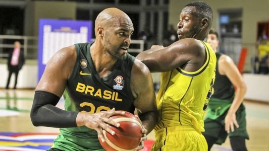 Lucas Mariano em ação pela Seleção Brasileira contra a Colômbia, em 3 de julho de 2022