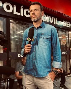 Lucas Martins é repórter da Band há cerca de 20 anos