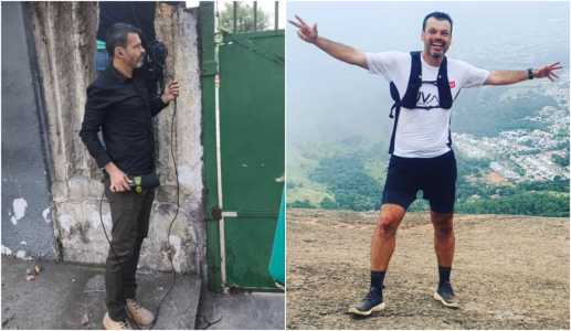 Lucas Martins é repórter da Band e ultramaratonista