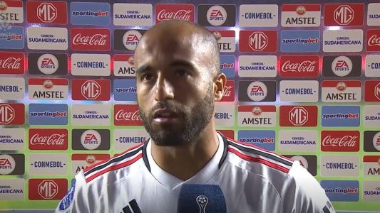 Lucas mostrou abatimento com a eliminação do São Paulo para a LDU