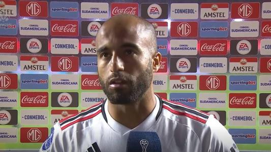 Lucas mostrou abatimento com a eliminação do São Paulo para a LDU