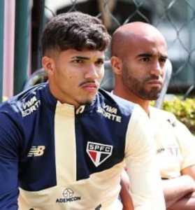 William Gomes e Lucar Moura, jogadores do São Paulo
