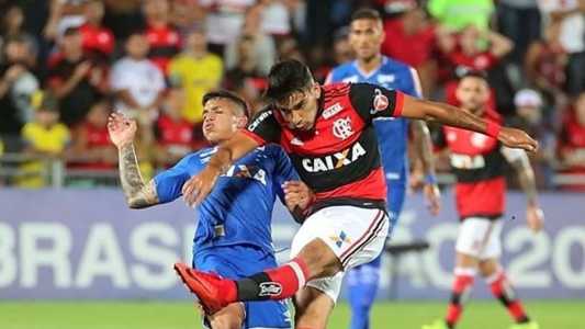 Lucas Romero (esq), ex-Cruzeiro, e Lucas Paquetá (dir), ex-Flamengo