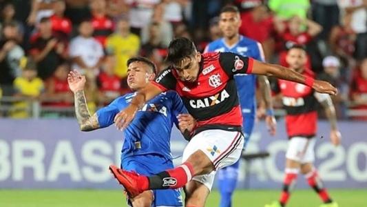 Lucas Romero (esq), ex-Cruzeiro, e Lucas Paquetá (dir), ex-Flamengo
