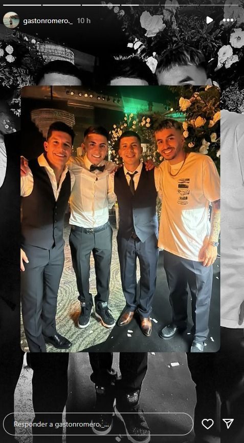 Ídolo do Cruzeiro vai a casamento com campeões mundiais pela Argentina