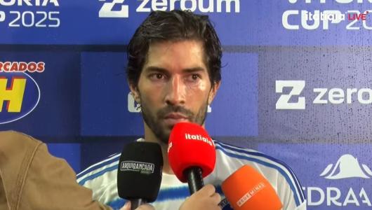 Lucas Silva, volante do Cruzeiro, analisou resultado e desempenho do Cruzeiro contra o Defensa y Justicia