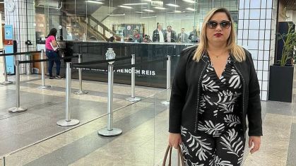 Luciane Barbosa Faria participou de encontro custeado pelo Ministério dos Direitos Humanos nos dias 6 e 7 de novembro