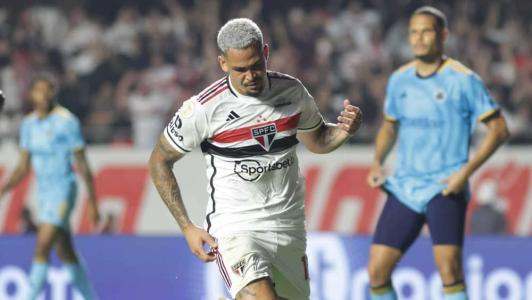 Luciano foi o autor do gol da vitória do São Paulo em cima do Cruzeiro, na 31ª rodada
