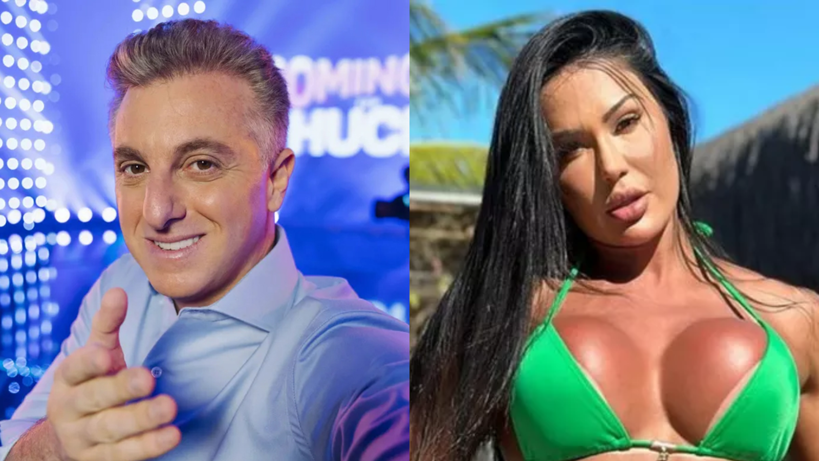 Luciano Huck manda recado para Gracyanne Barbosa após brincadeira com Belo