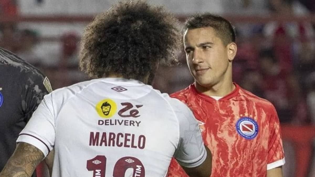 Luciano Sánchez fala pela primeira vez após lesão em lance com Marcelo: 'Não foi intencional'