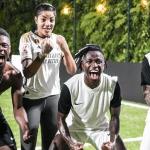 Ludmilla faz golaço e rouba a cena em ‘pelada’ de Vini Jr e craques do Real; assista