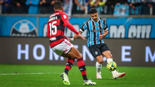 Luis Suárez não conseguiu contribuir para o Grêmio ter melhor resultado em Porto Alegre