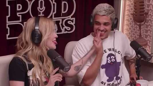 Luísa Sonza anunciou término com Chico Veiga em programa ao vivo na Globo