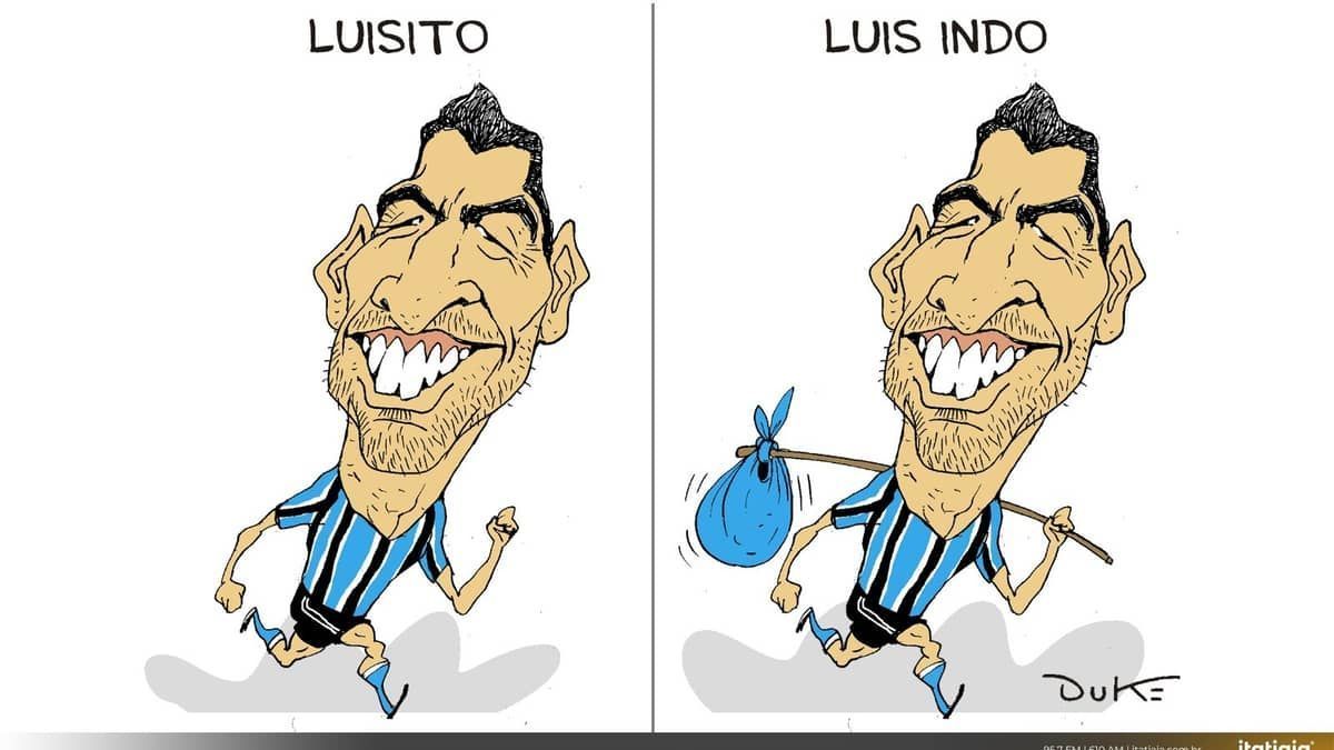 Charge do Duke: Luis Suárez e a possibilidade de deixar o Grêmio