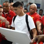 Luiz Araújo chega ao Rio e fala como reforço do Flamengo pela primeira vez