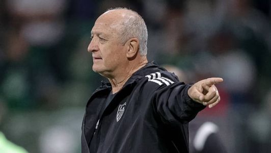 Luiz Felipe Scolari, o Felipão, técnico do Atlético