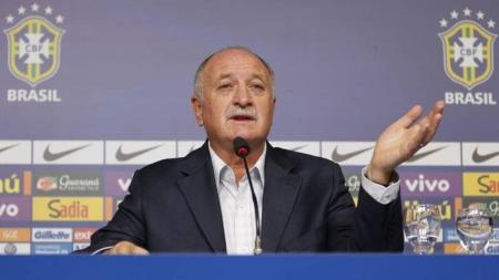 Luiz Felipe Scolari em 2014, durante a segunda passagem pela Seleção Brasileira
