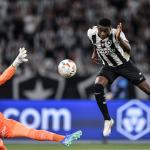 Botafogo vence o Palmeiras e abre vantagem nas oitavas de final da Libertadores