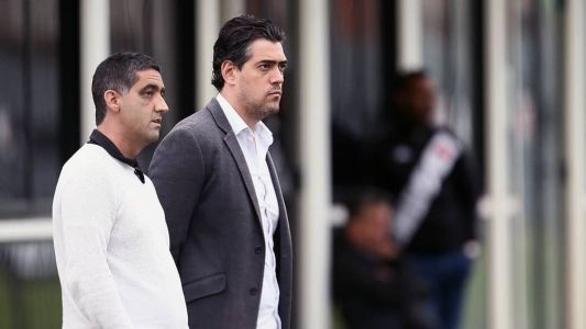 Luiz Mello (à esquerda) e Paulo Bracks comandavam o futebol do Vasco