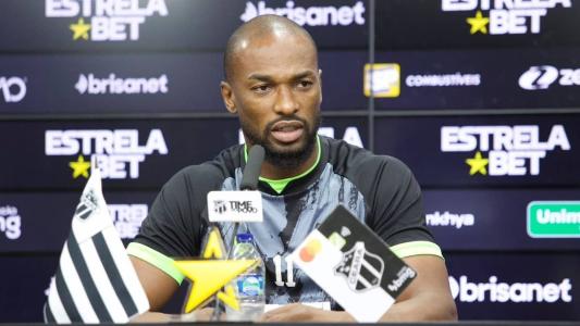 Luiz Otávio em entrevista coletiva nesta terça-feira, no CT do Ceará